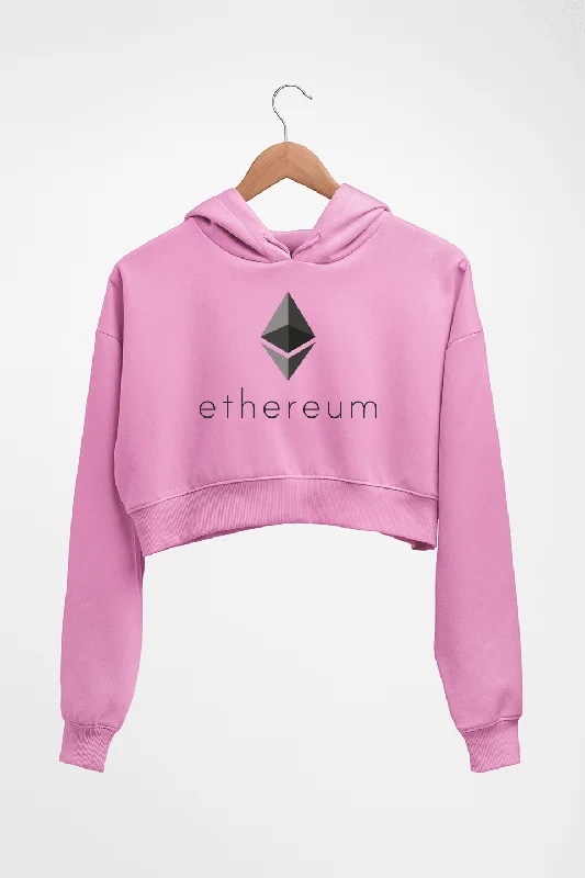 Ethereum Crop HOODIE FOR WOMEN