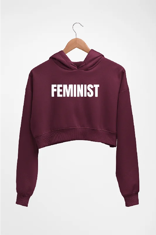 feminist Crop HOODIE FOR WOMEN