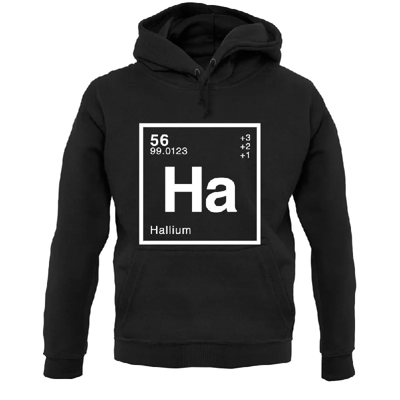 Hall - Periodic Element Unisex Hoodie Graphic Hoodie Design Print