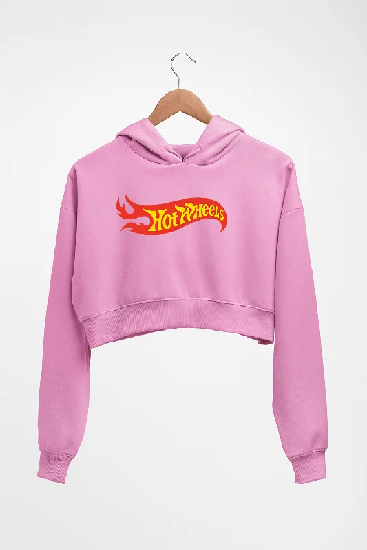 hot wheels Crop HOODIE FOR WOMEN