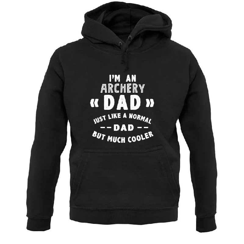 I'm An Archery Dad Unisex Hoodie Hoodie with Rhinestones Sparkly Elegant