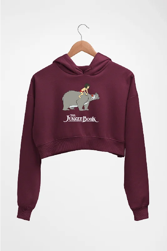 jungle book Crop HOODIE FOR WOMEN