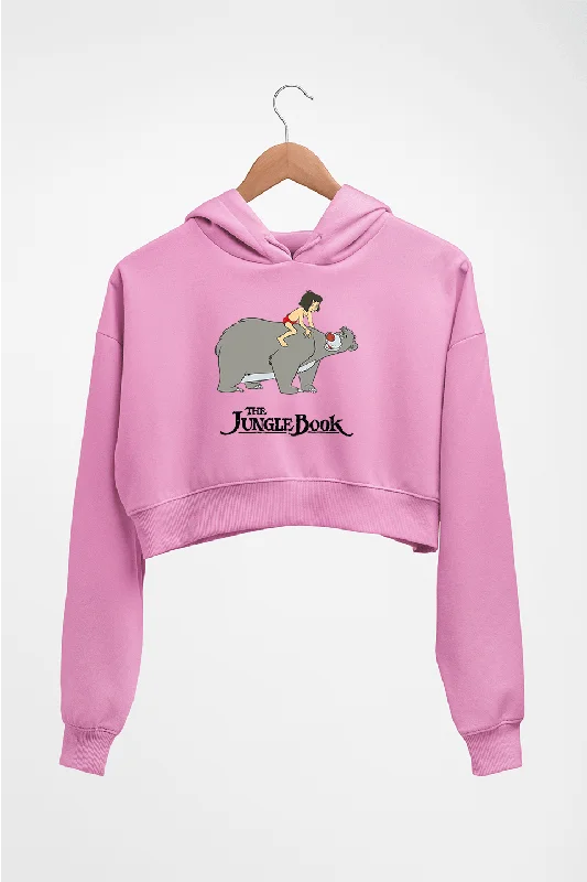 jungle book Crop HOODIE FOR WOMEN