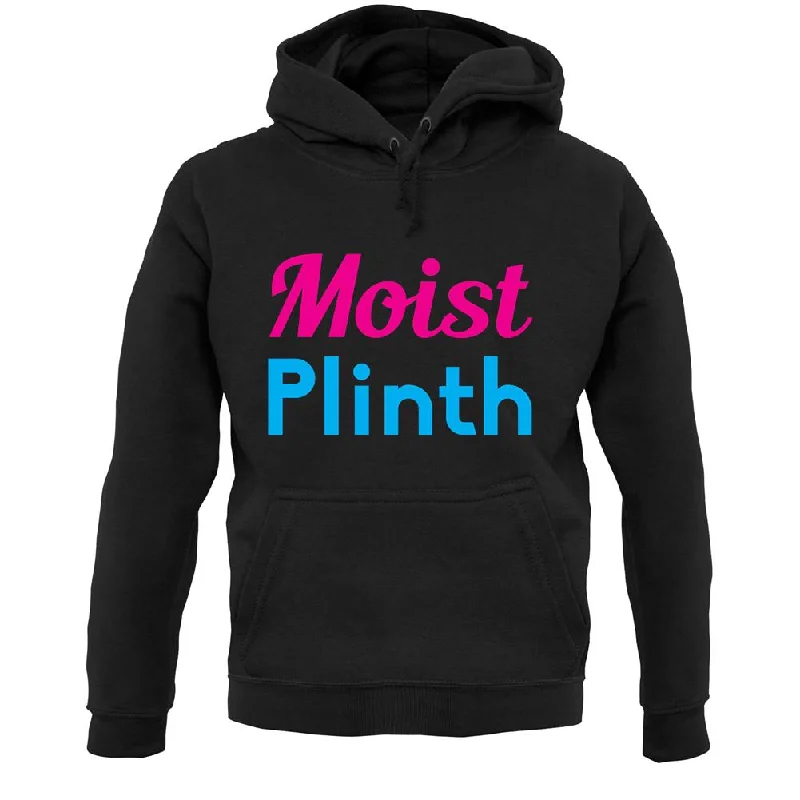 Moist Plinth Unisex Hoodie Hoodie with Metallic Shiny Futuristic