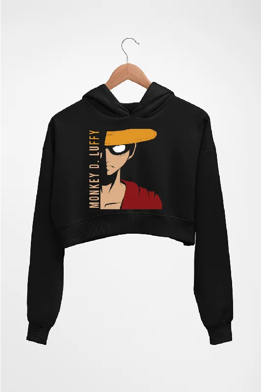 Monkey D. Luffy Crop HOODIE FOR WOMEN Hoodie with Full-Zip Functional Layering