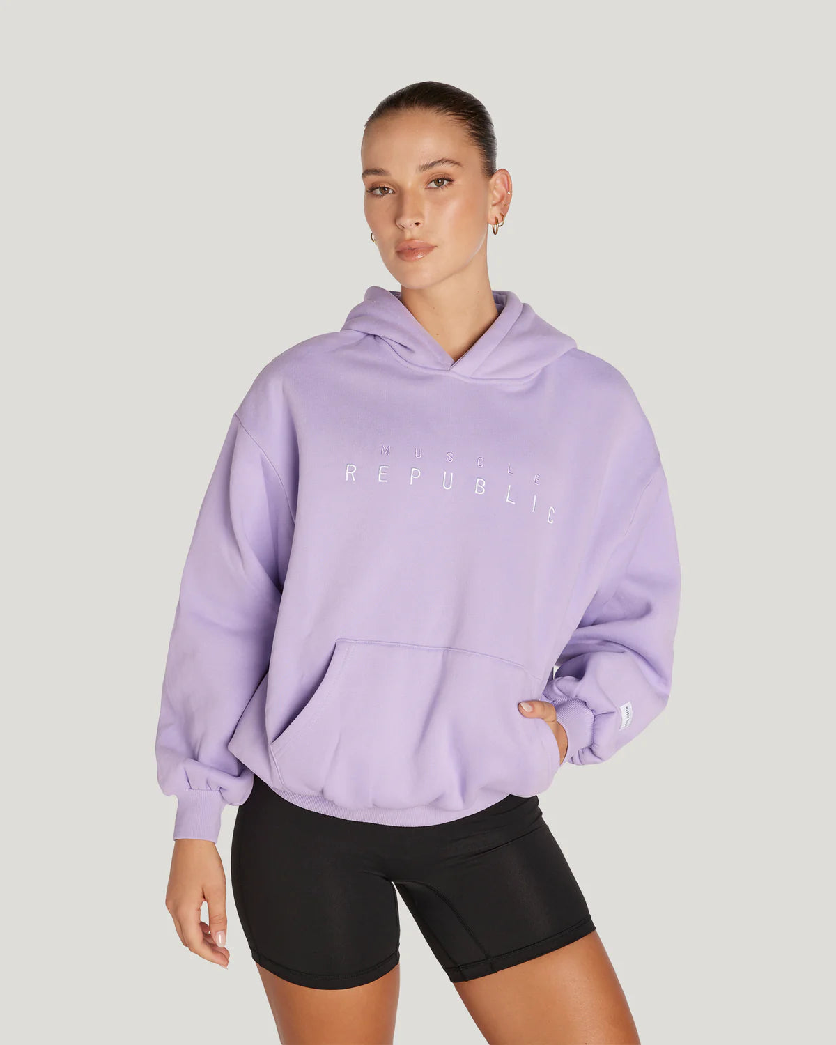 Muscle Republic | Oversized Hoodie - Lavender