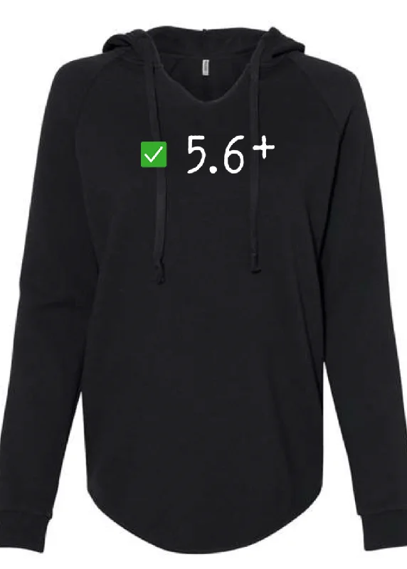 5.6+ Women's Hoodie - Black