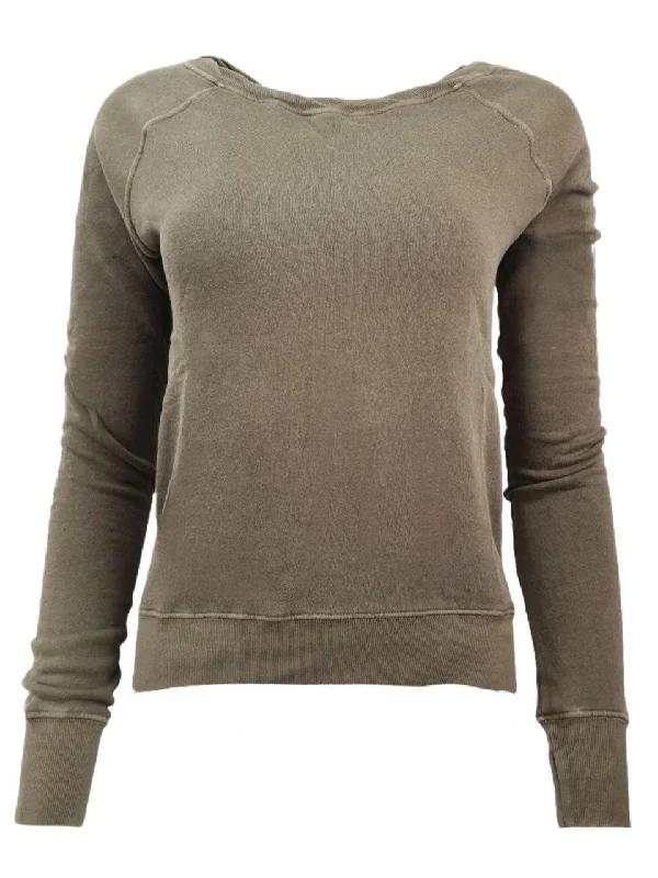 PAM & GELA Women's Green Private Annie Hi Lo Sweatshirt #B00F Petite X-Small NWT Hoodie with Hem Drawcord Adjustable Customizable