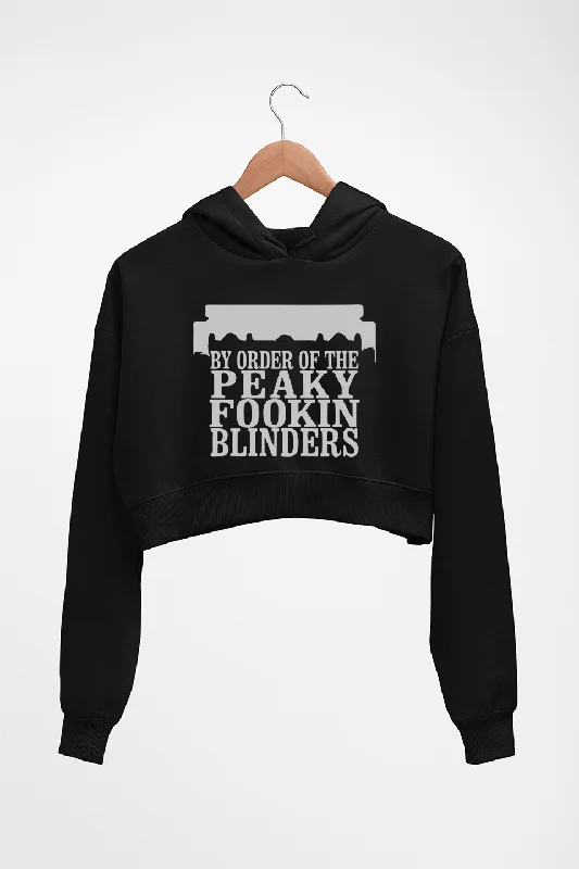 Peaky Blinders Crop HOODIE FOR WOMEN Hoodie with Logo Branding Identity