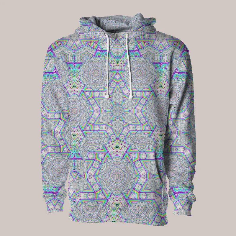 Psychedelic Hoodie (UV/RGB, Eco-Friendly, Unisex, Pull-Over) | ENON