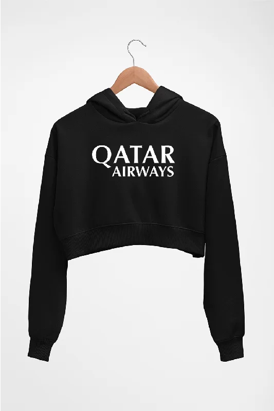 Qatar Airways Crop HOODIE FOR WOMEN