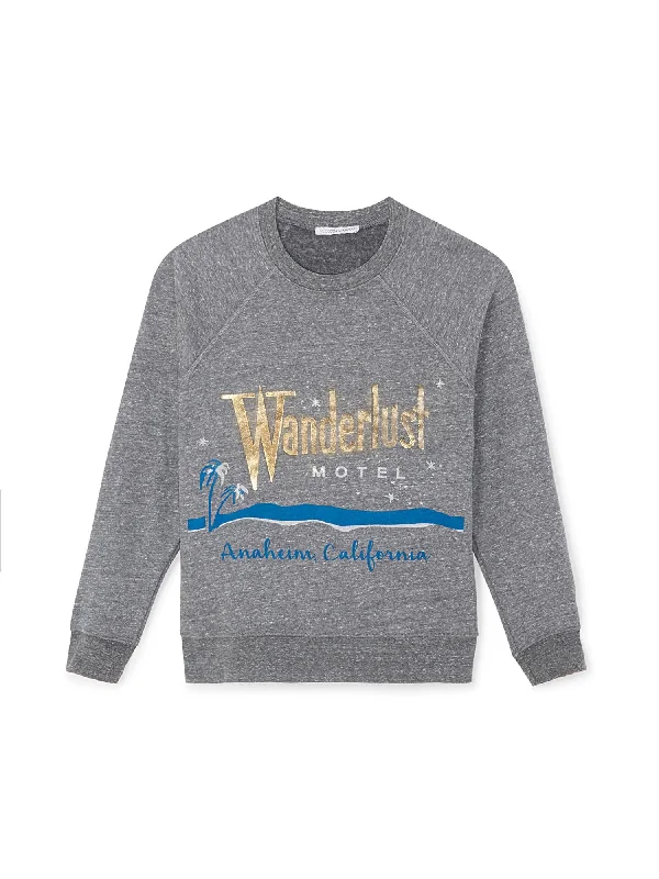 REBECCA MINKOFF Women's Heather Grey Wanderlust Sweatshirt $88 NWT Hoodie with Oversized Fit Loose Comfortable REBECCA MINKOFF Women's Heather Grey Wanderlust Sweatshirt $88 NWT Hoodie with Oversized Fit Loose Comfortable