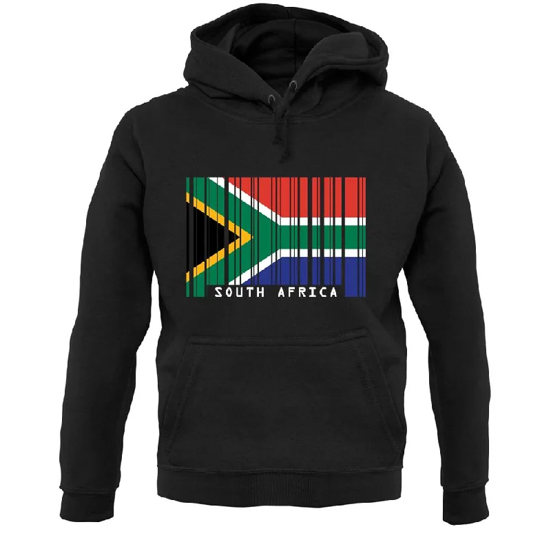 South Africa  Barcode Style Flag Unisex Hoodie