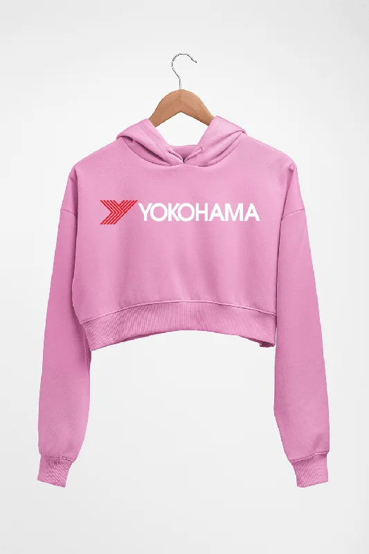 Yokohama Crop HOODIE FOR WOMEN Hoodie with V-Neck Classic Versatile