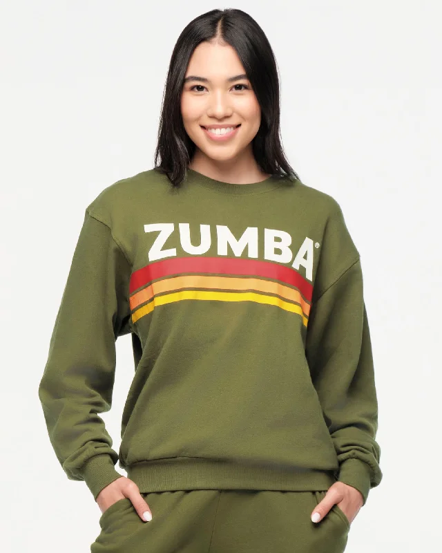 Zumba Explore Sweatshirt Hoodie with Turtle Neck Cozy Winter