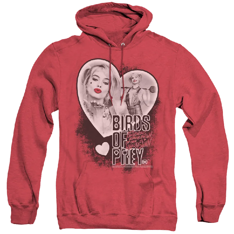 Birds of Prey Heart Harley - Heather Pullover Hoodie