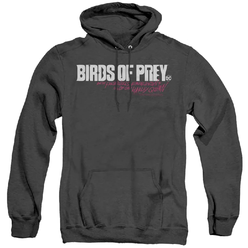 Birds of Prey Horizontal Logo - Heather Pullover Hoodie