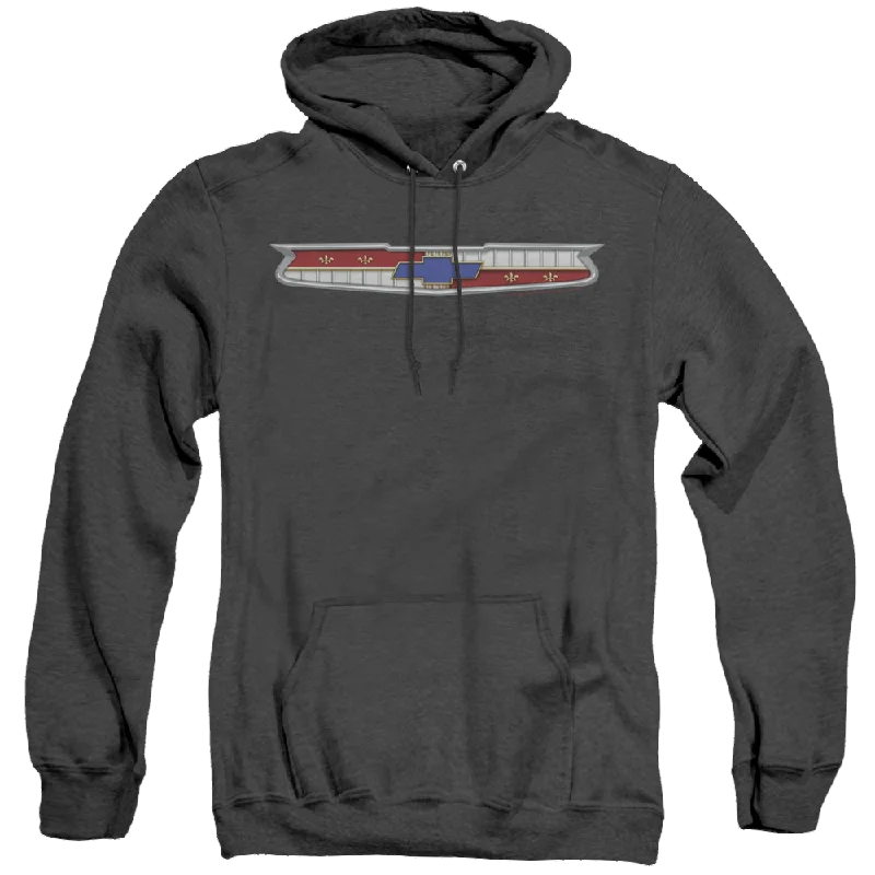 Chevrolet 56 Bel Air Emblem - Heather Pullover Hoodie