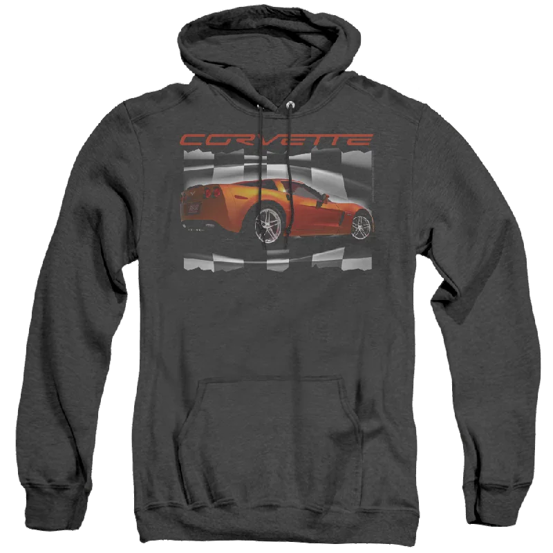 Chevrolet Orange Z06 Vette - Heather Pullover Hoodie