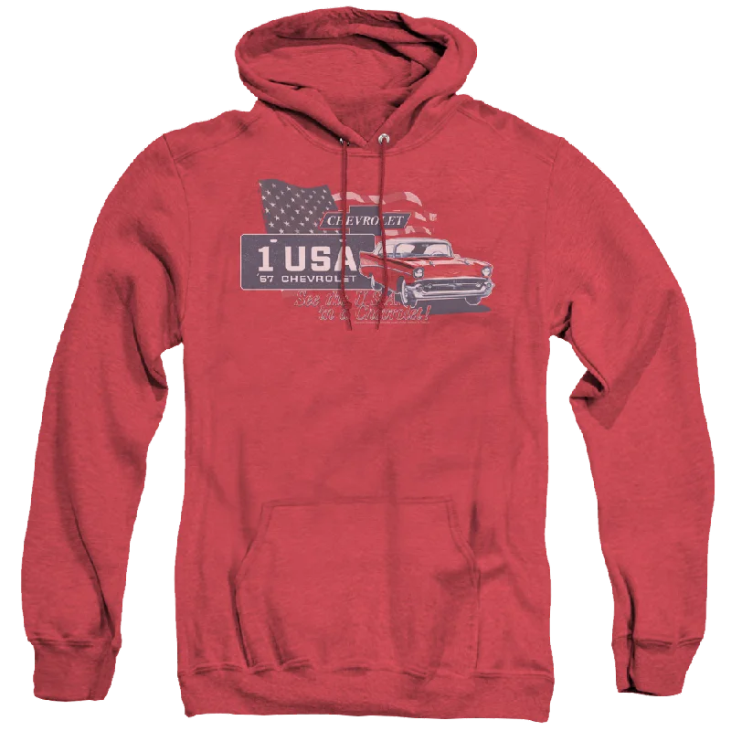 Chevrolet See The Usa - Heather Pullover Hoodie