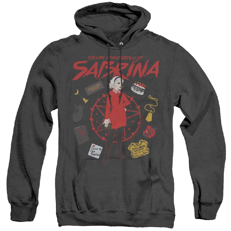 Chilling Adventures Of Sabrina Circle - Heather Pullover Hoodie