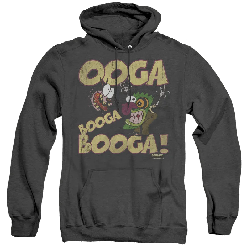 Courage the Cowardly Dog Ooga Booga Booga - Heather Pullover Hoodie