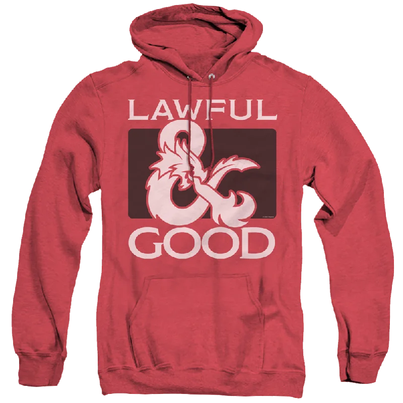 Dungeons & Dragons Lawful Good - Heather Pullover Hoodie