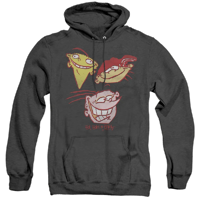 Ed, Edd n Eddy Three Heads - Heather Pullover Hoodie