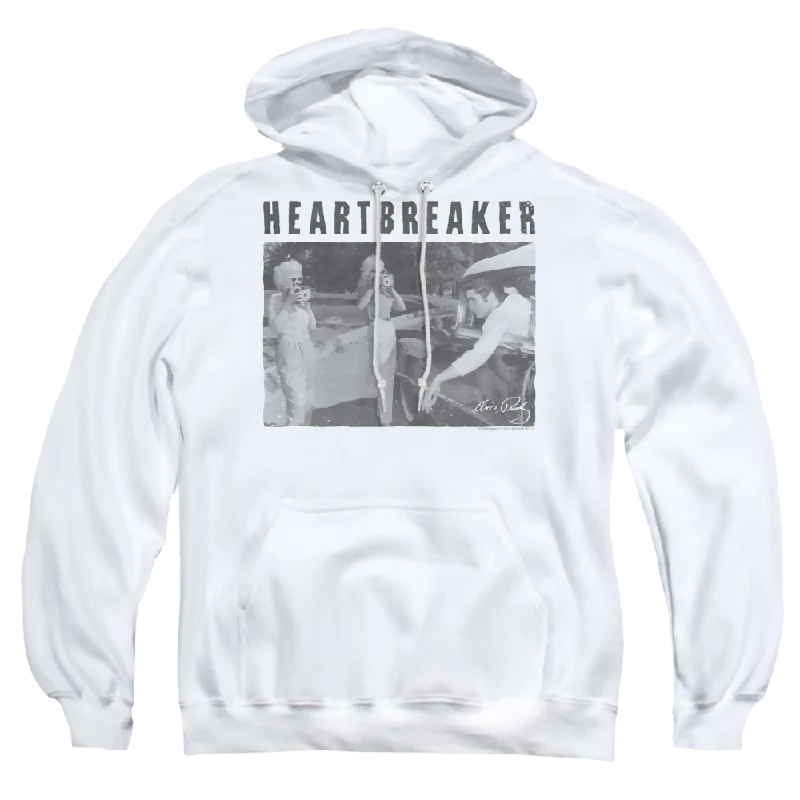 Elvis Presley Heartbreaker - Pullover Hoodie Bardot Neck Top