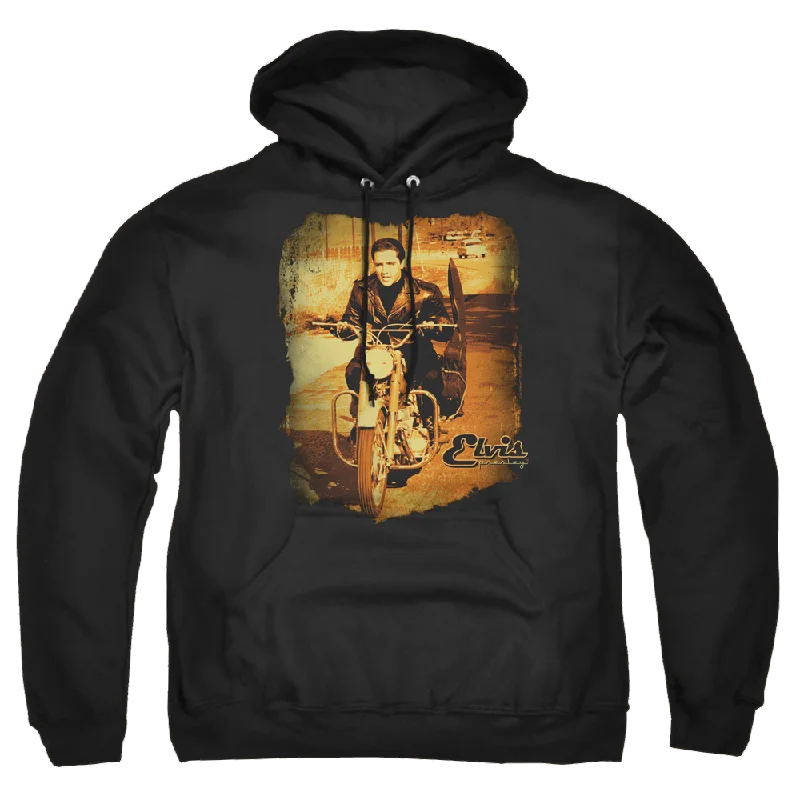 Elvis Presley Hit The Road - Pullover Hoodie Wrist Length Sleeve
