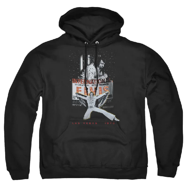 Elvis Presley Las Vegas - Pullover Hoodie Short Sleeve Top