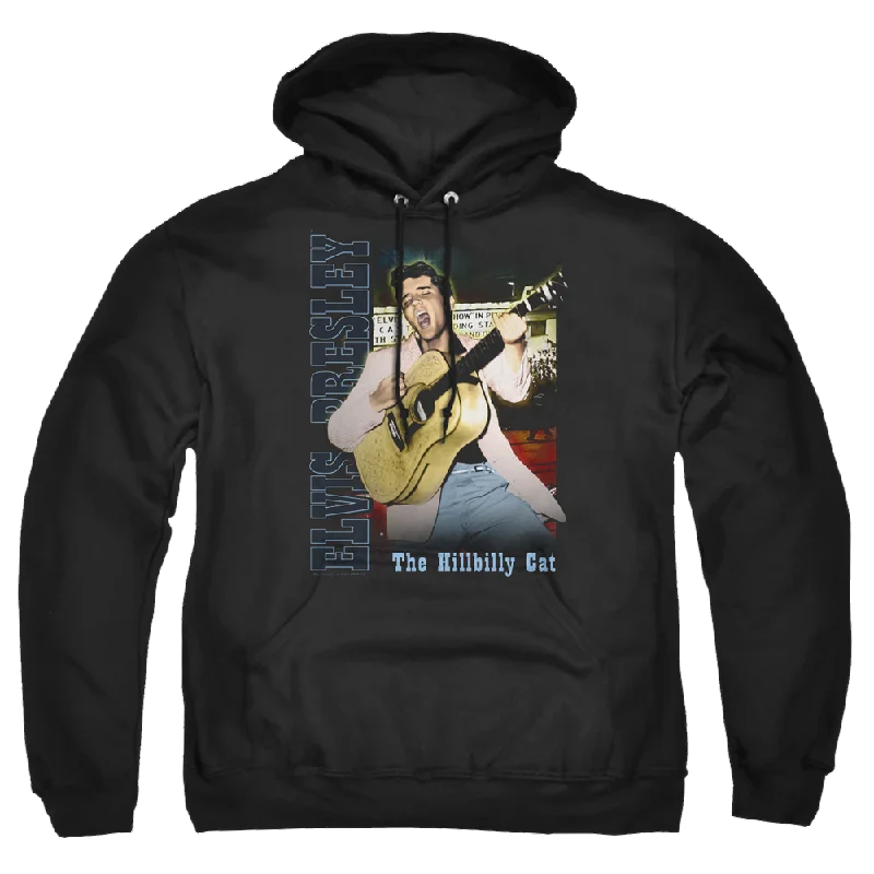 Elvis Presley Memphis - Pullover Hoodie Lantern Sleeve Elegant