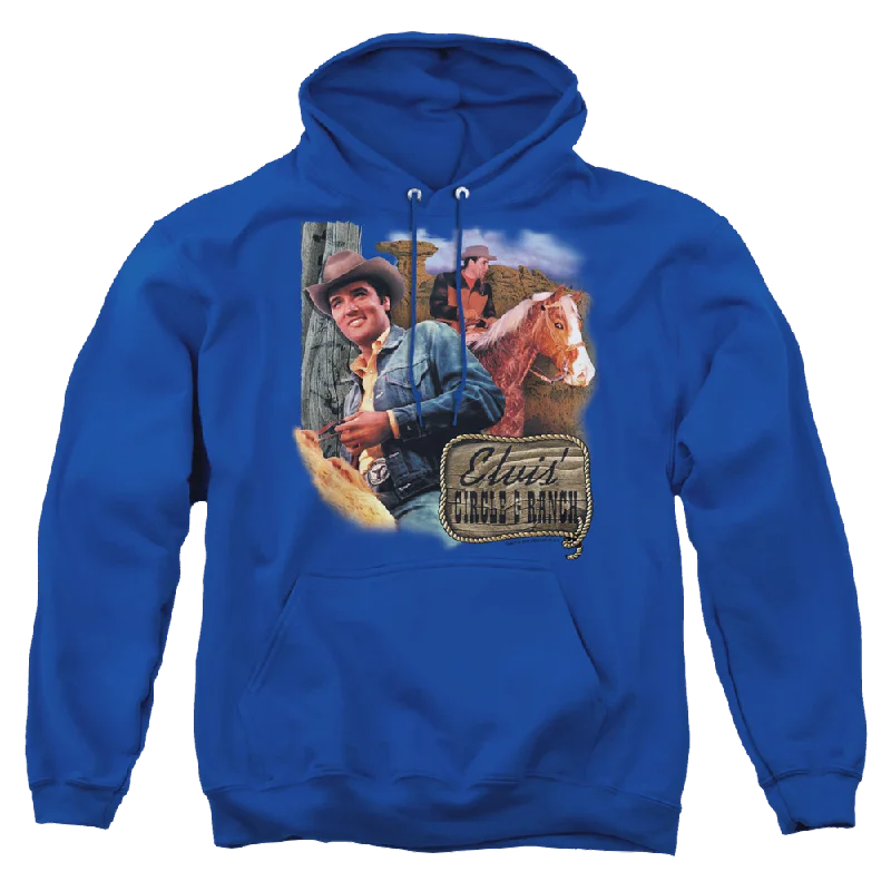 Elvis Presley Ranch - Pullover Hoodie Textured Knit Design