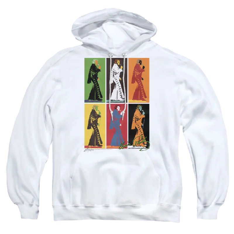Elvis Presley Retro Boxes - Pullover Hoodie Button Front Sweater