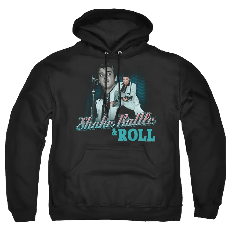 Elvis Presley Shake Rattle & Roll - Pullover Hoodie High Neck Pullover