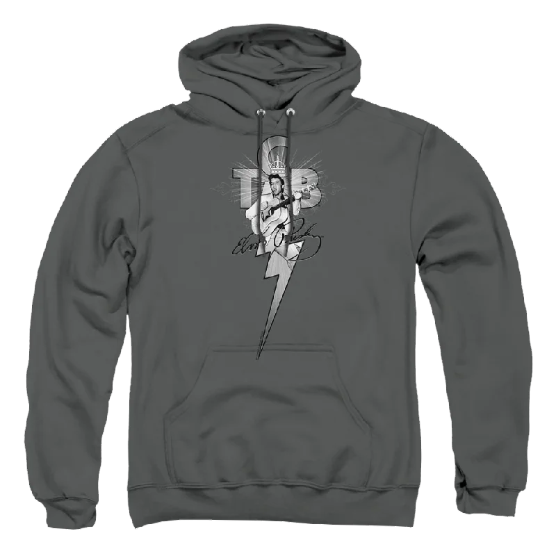 Elvis Presley Tcb Ornate - Pullover Hoodie Shawl Collar Sweater