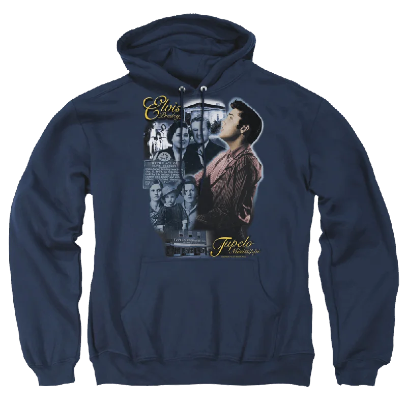 Elvis Presley Tupelo - Pullover Hoodie One Shoulder Top