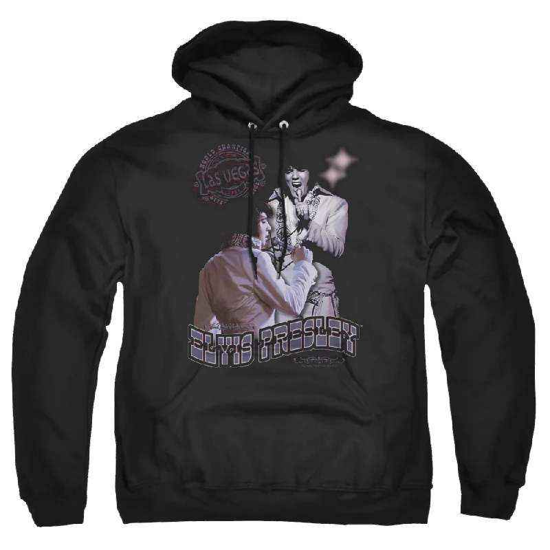 Elvis Presley Violet Vegas - Pullover Hoodie Notched Neck Pullover