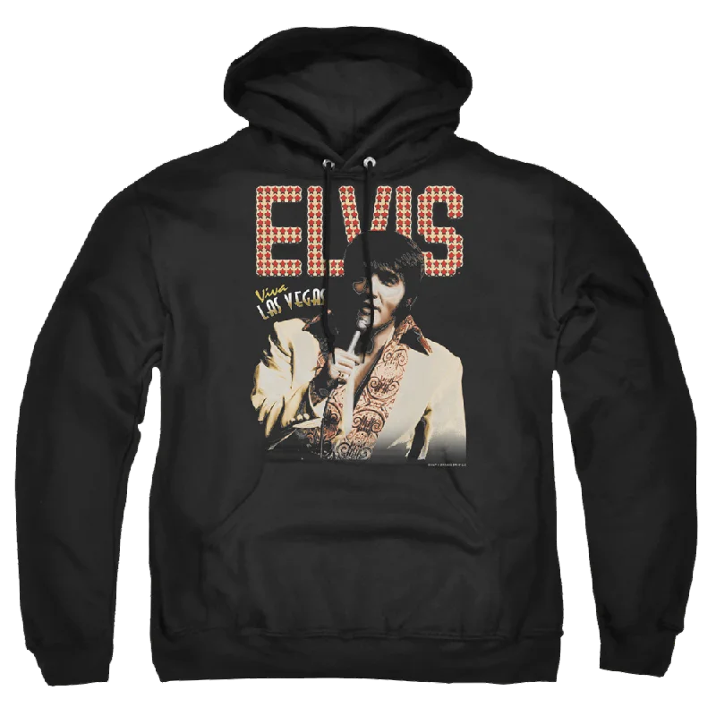 Elvis Presley Viva Star - Pullover Hoodie Lapel Neck Sweater