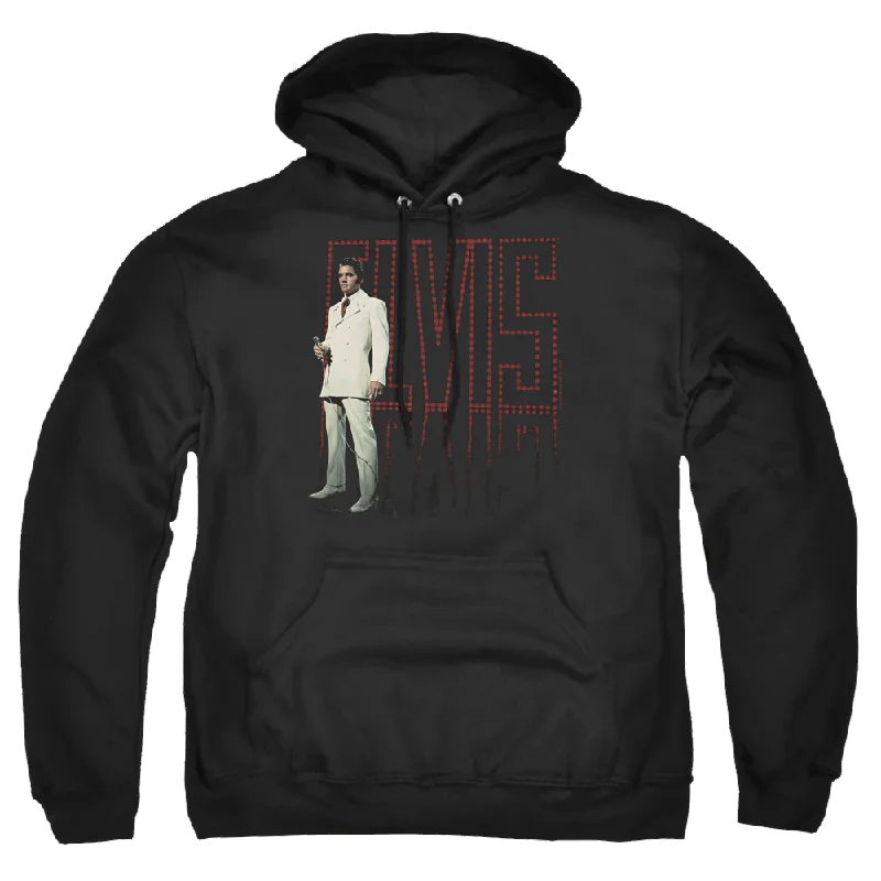 Elvis Presley White Suit - Pullover Hoodie Honey Neck Pullover