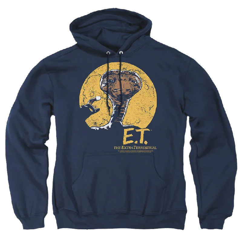 E.T. Moon Frame - Pullover Hoodie Bardot Neck Top