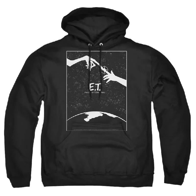 E.T. Simple Poster - Pullover Hoodie Asymmetrical Neck Pullover