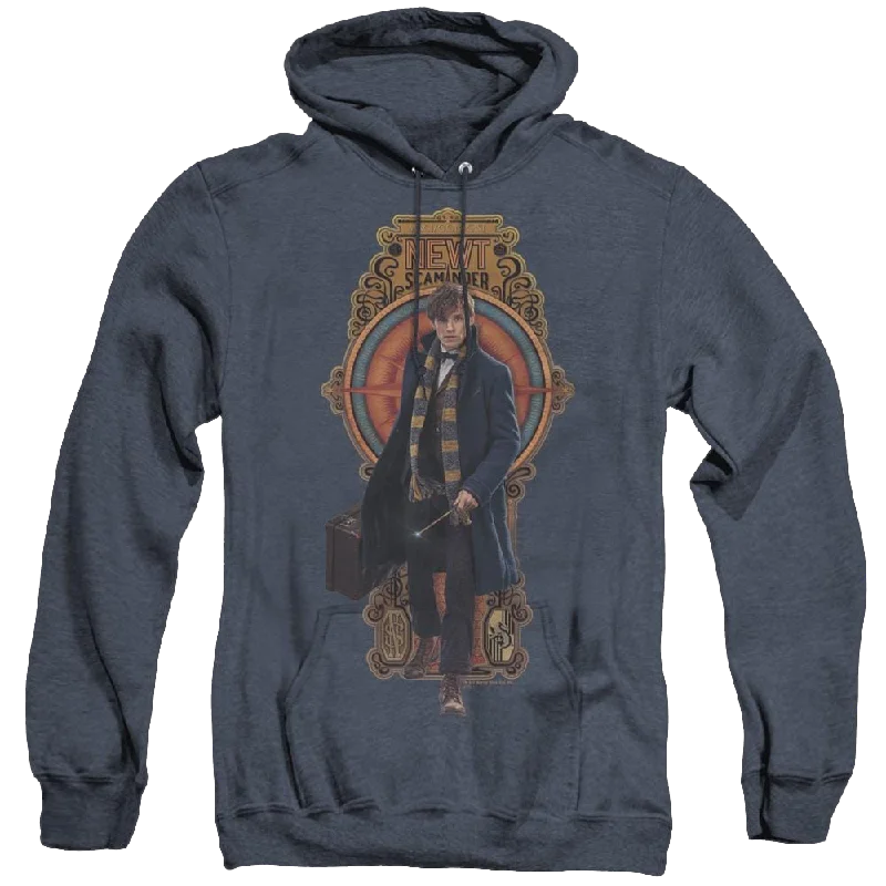 Fantastic Beasts And Where To Find Them Newt Scamander - Heather Pullover Hoodie