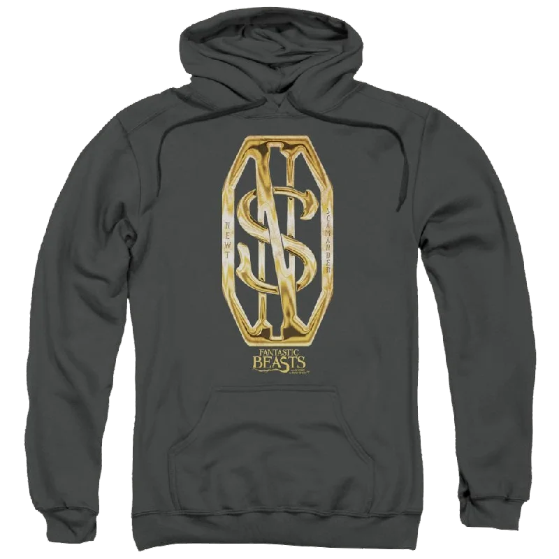 Fantastic Beasts Scamander Monogram - Pullover Hoodie Sheath Sleeve Elegant