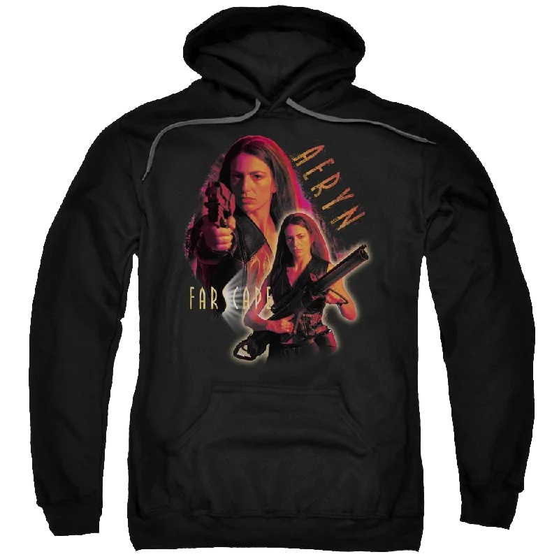 Farscape Aeryn - Pullover Hoodie One Shoulder Top
