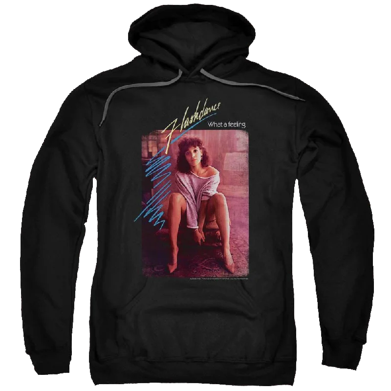 Flashdance Title - Pullover Hoodie Batwing Sleeve Top