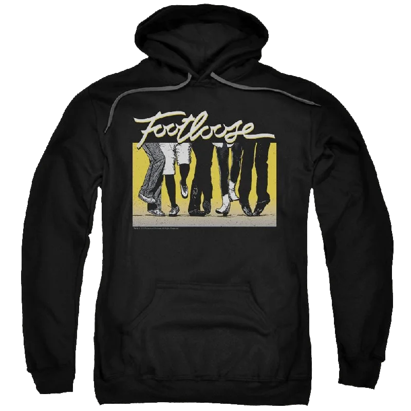 Footloose Dance Party - Pullover Hoodie Asymmetrical Hem Sweater