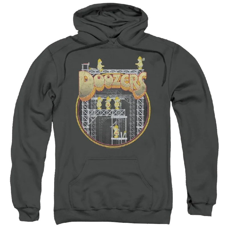 Fraggle Rock Doozers Construction - Pullover Hoodie Chenille Soft Sweater