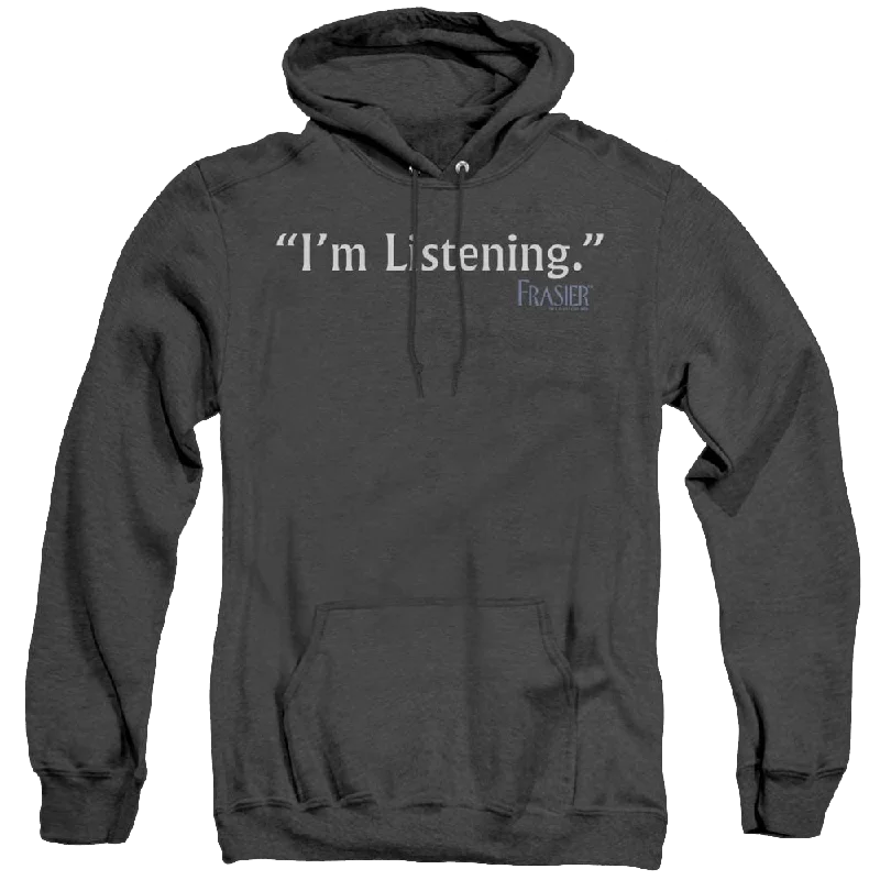 Frasier Im Listening - Heather Pullover Hoodie