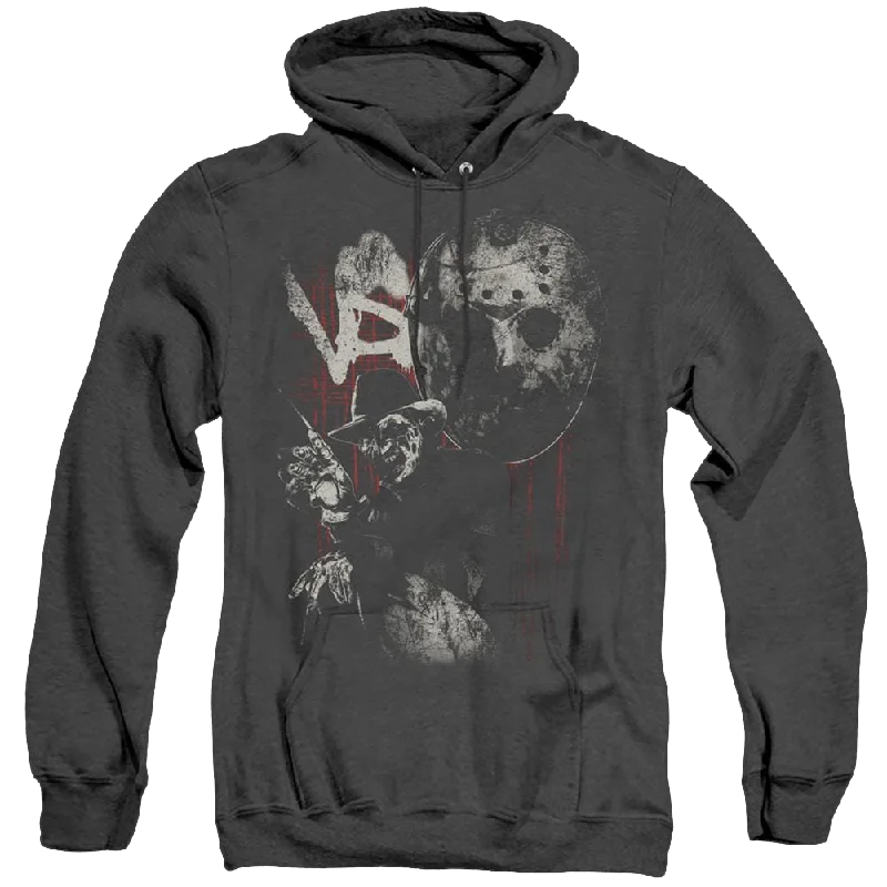 Freddy Vs Jason Scratches - Heather Pullover Hoodie